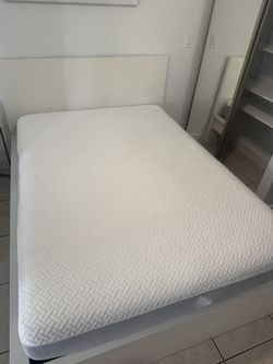 Full Size Bed Frame + Mattress - $250