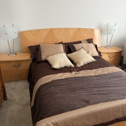 Italian Oak bedroom set