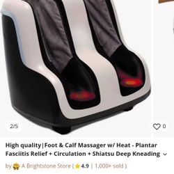 Foot And Leg Massager With Heating
