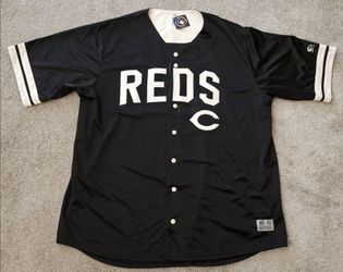 Cincinnati Reds Official MLB Mens 3x Black Stitched Jersey
