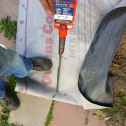 Bosh Speed X 4 Cutter 3/4"X36" Rotor Hammer Bit  Cuts Thru Rebars.