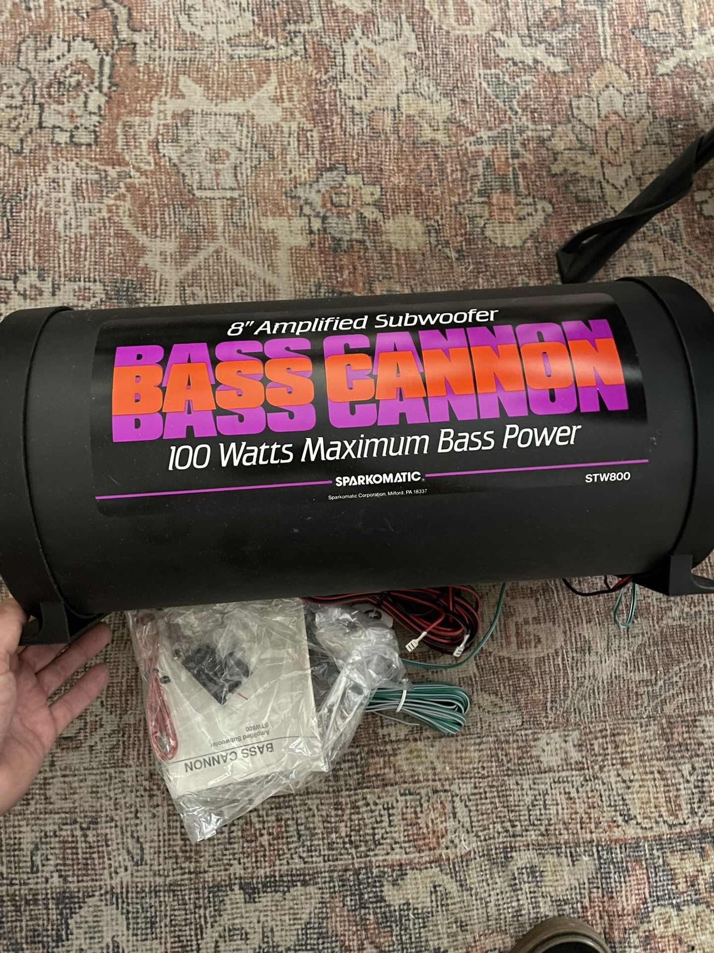 Brand New Bass Cannon Subwoofer Vintage Car Audio