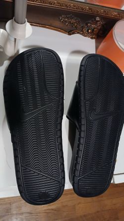 Nike Slides, Size 10 Black