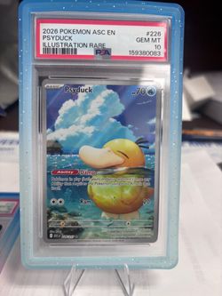 PSA 10 Psyduck Illustration Rare Pokemon Card
