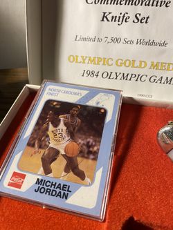 Micheal Jordan 1984 Gold Medal Commerative Set