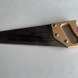 Stanley 15 In. L. Blade 9 PPI Hardwood Handle Hand Saw 