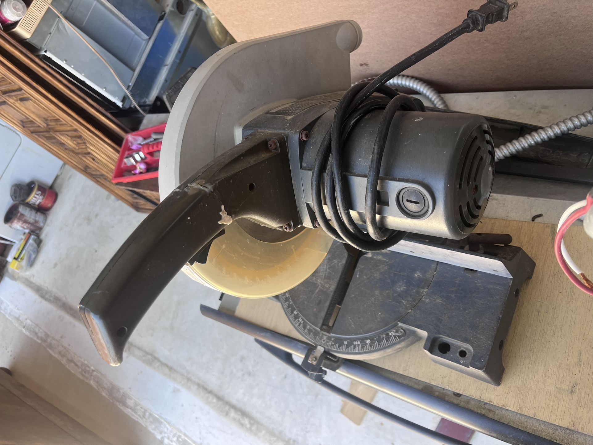 Craftsman Compound Miter Box. Normal Wear And Tear , Solid Iron Unit Heavy Duty