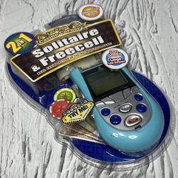  MGA 2 in 1 Las Vegas Casino Corner Solitaire and Freecell Electronic Game - NEW