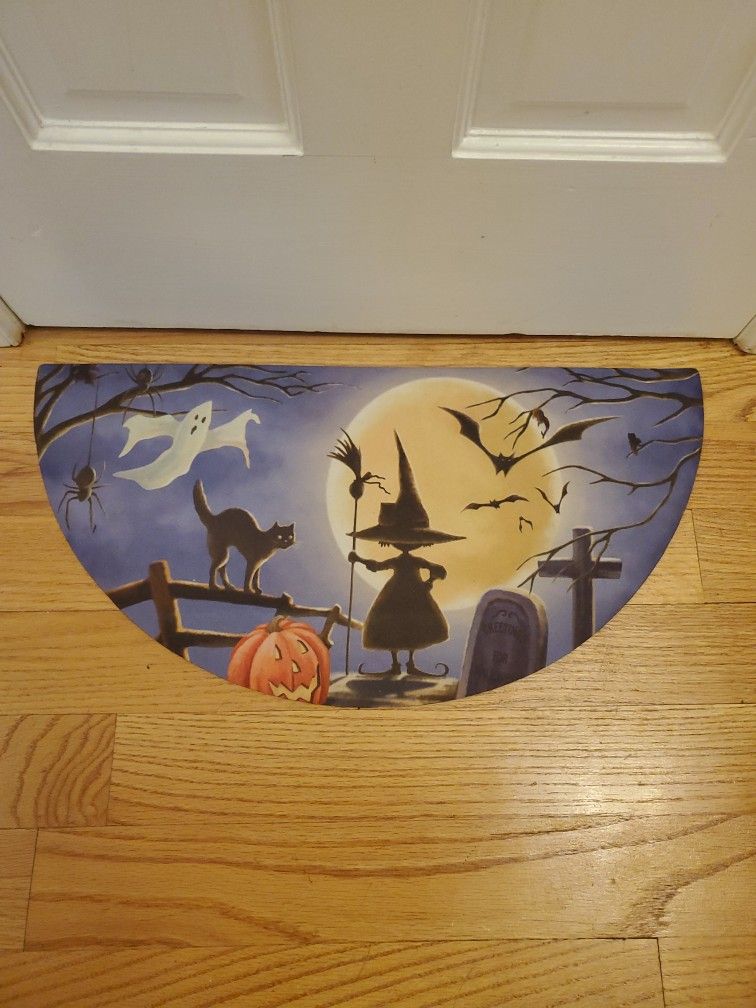 Halloween Indoor Outdoor Doormat - NEW