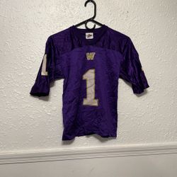 KIDS UW Football Jersey Size Kids Small 6-8