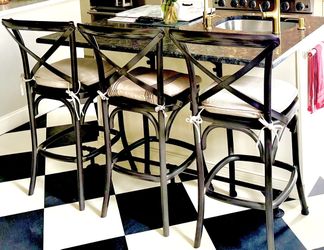 Bar Stools set of 3 Restoration Hardware