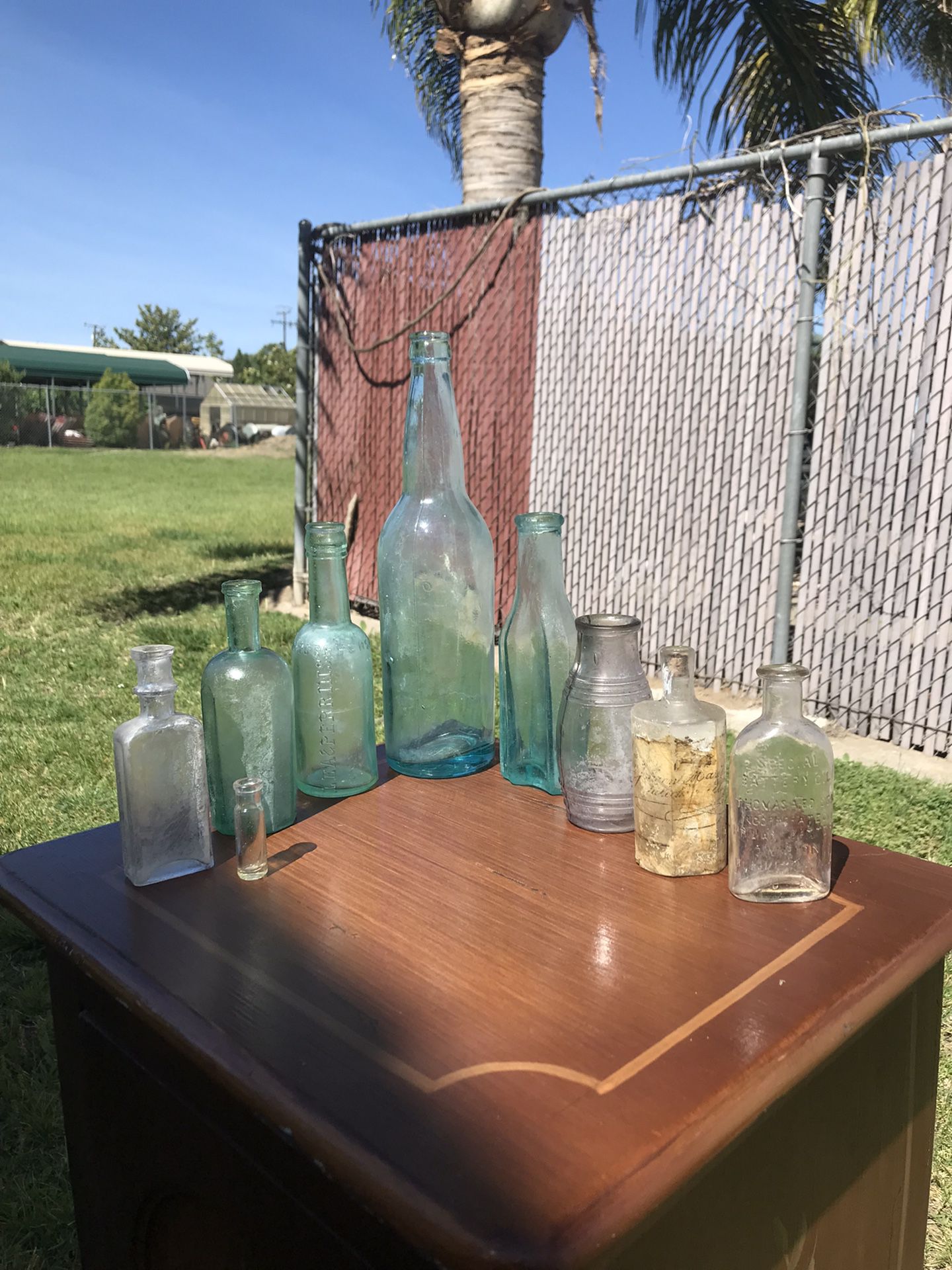 Antique Glass Bottles Group 1