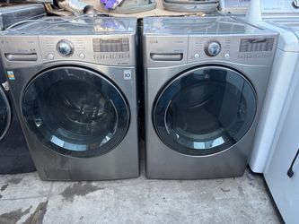 LG WASHER AND GAS DRYER