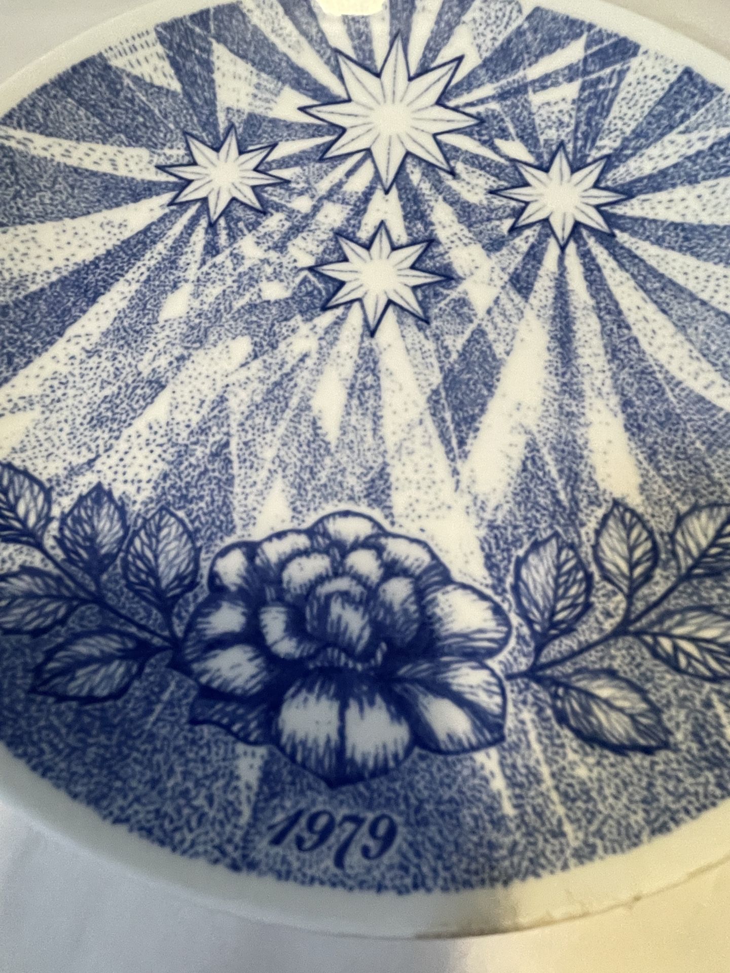 2 Gustavsberg Christmas Plates 1979 And 1980