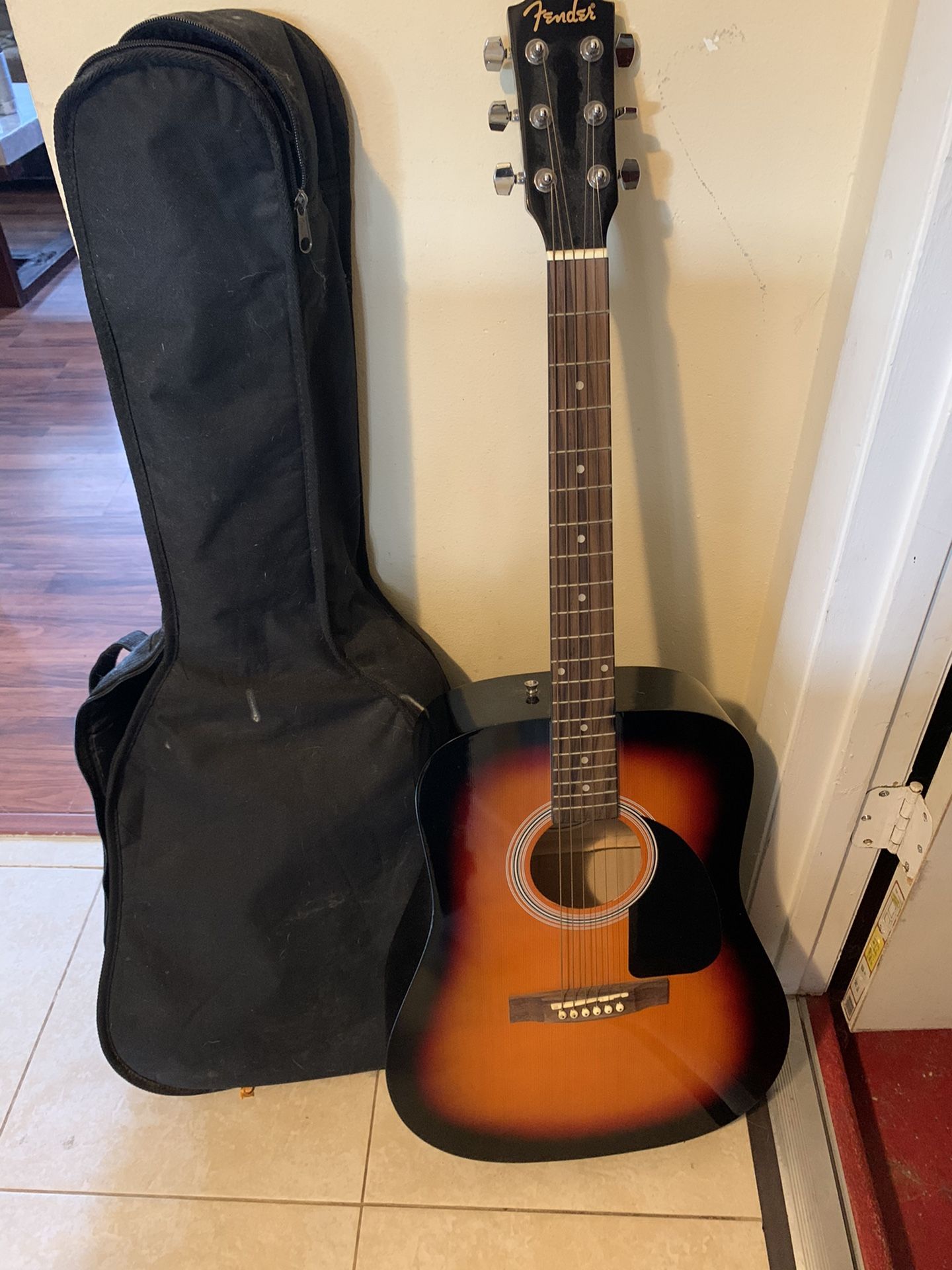 Fender acoustic guitar