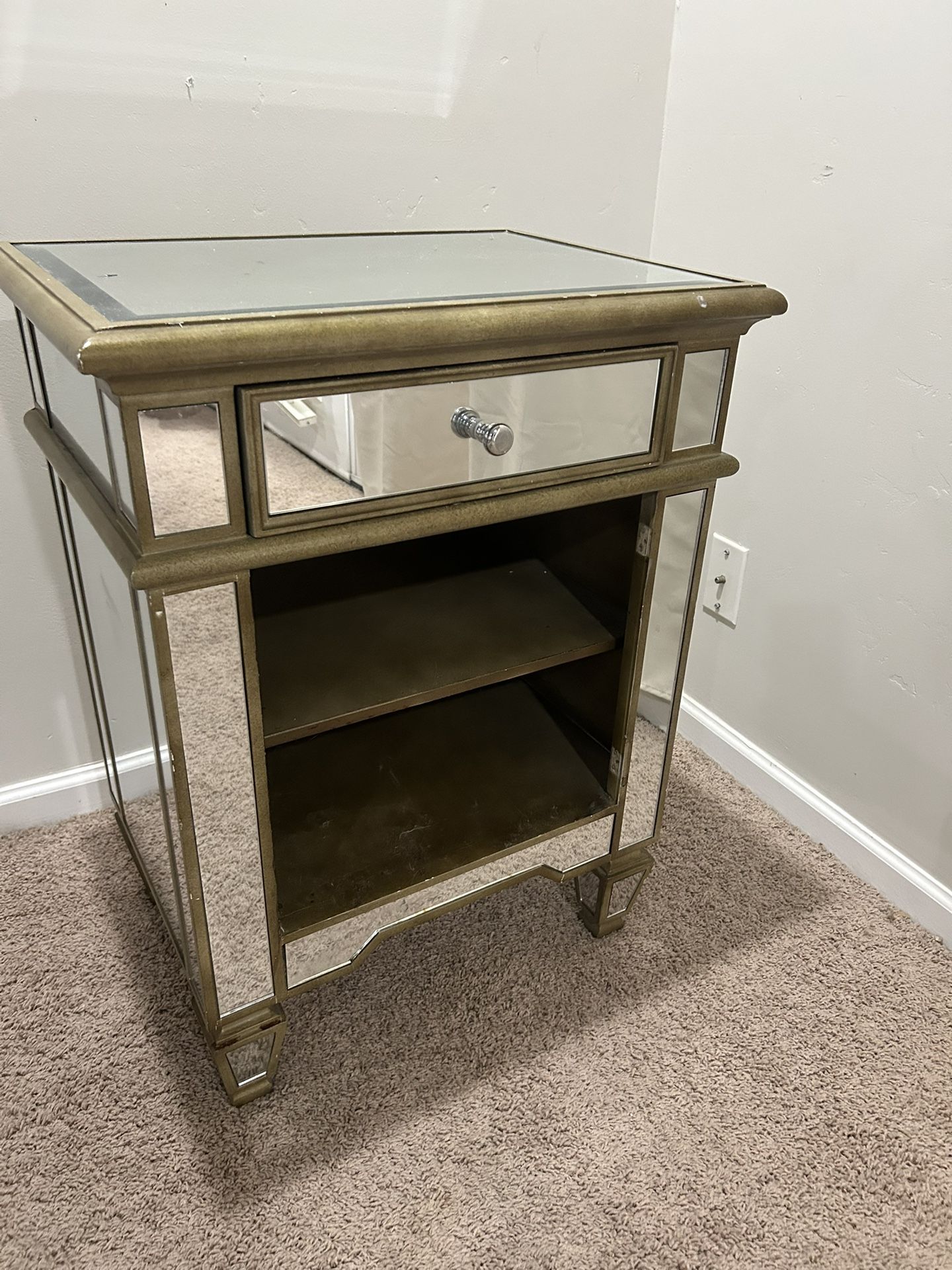 Mirrored Nightstands