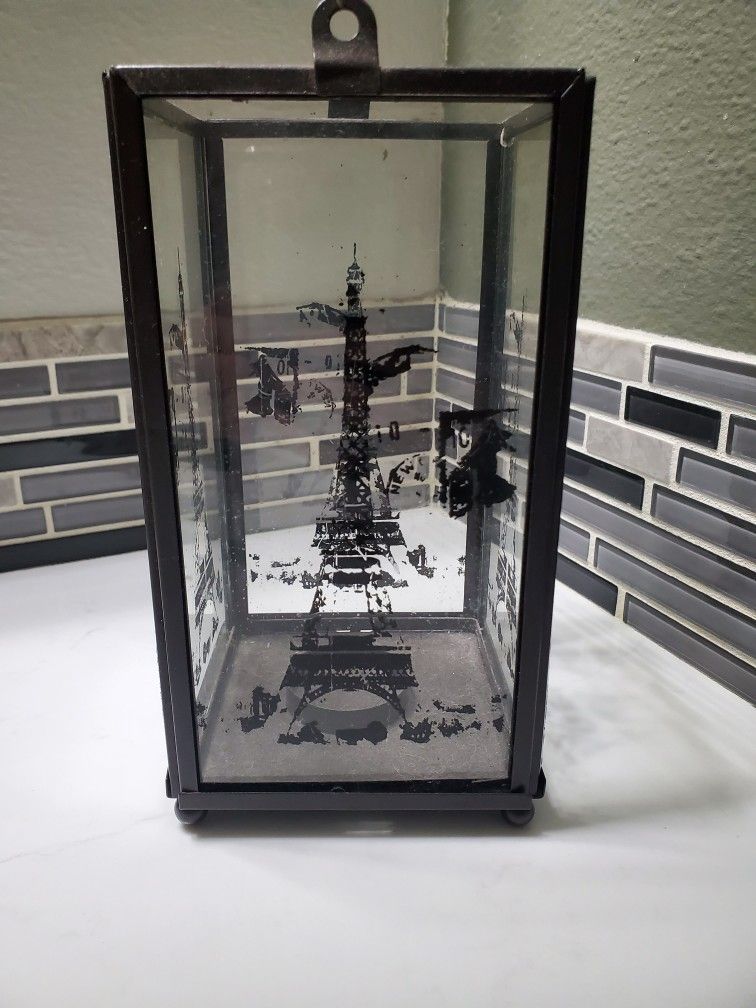 Paris Tealight Square Cylinder
