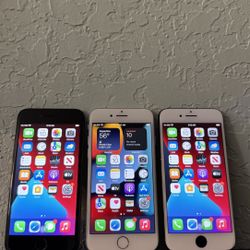 Lot Of 3 Apple iPhone 7 