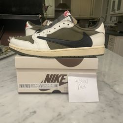 Air Jordan 1 Travis Scott Medium Olive Sz 11.5 DS
