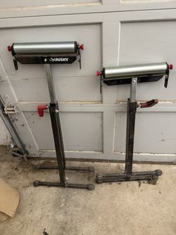 Stationary Steel Roller Stand with Edge Guide