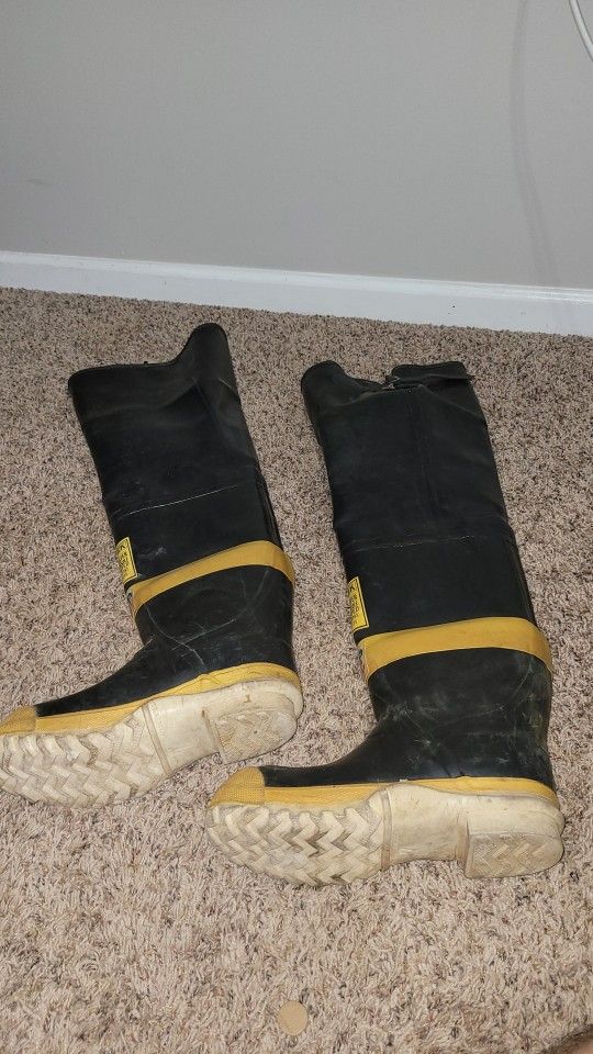 ranger firemaster 3/4 vintage day boots hip rubber size 7 rare