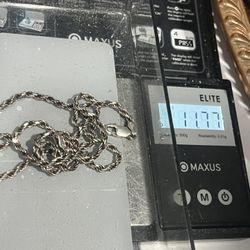 925 Sterling Silver Rope Chain