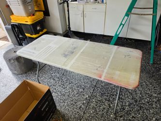 Folding work table