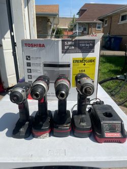 Craftsman sears 19.2 volt lot of 4 drills