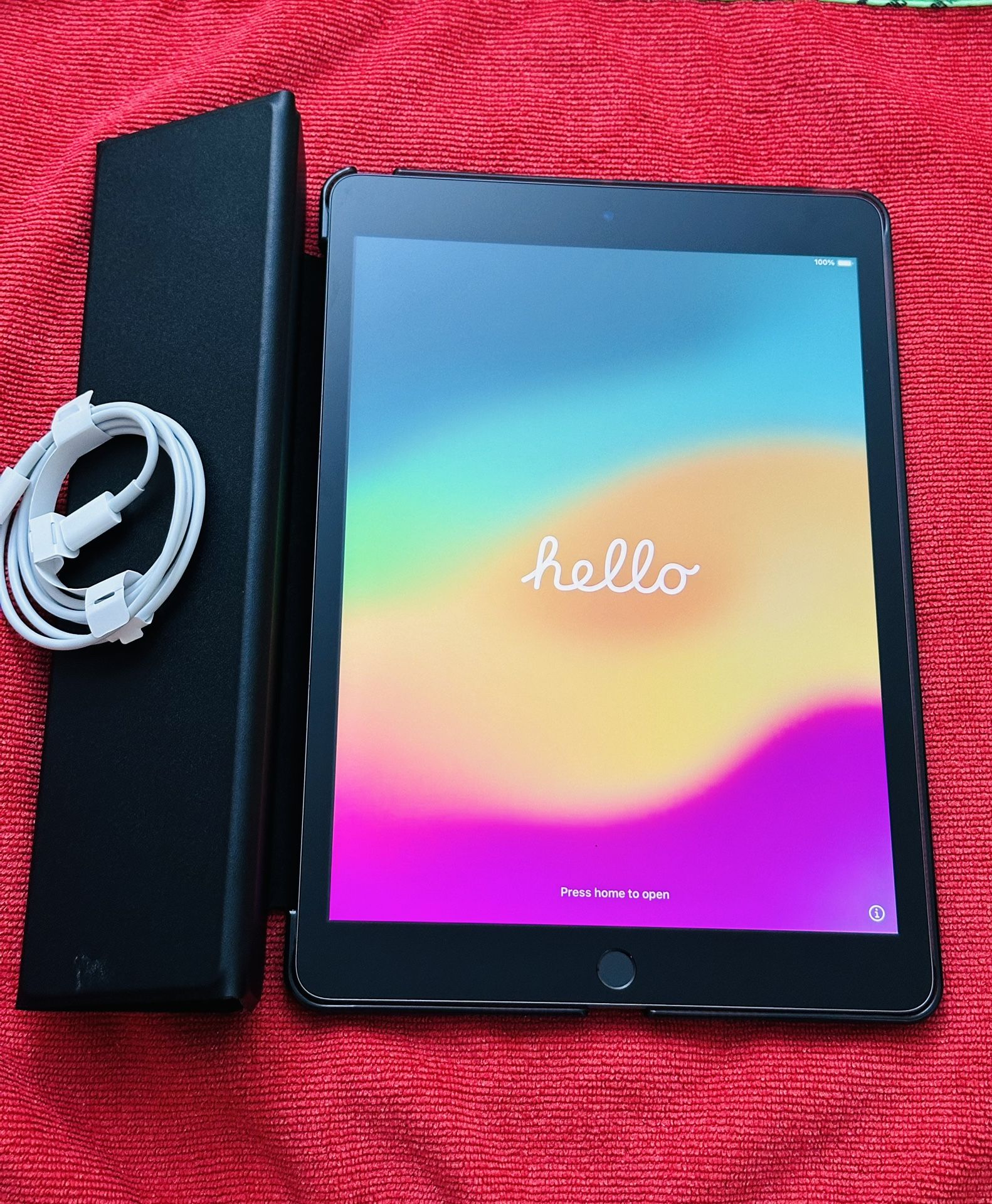 Apple IPad 9th Generation & Case , Charger