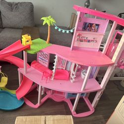 Like New Barbie Dream House 