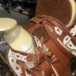 Monturas Charras Para Caballos 100% Piel 
