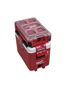Milwaukee packout compact cooler and packout compact organizer