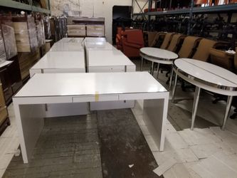 Hotel Style square chrome desk