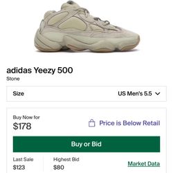 Adidas Yeezy Stone Size 5.5