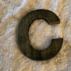 Wood Letter C  Could Be Painted Another Color