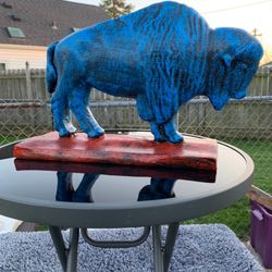 Let’s Go Buffalo Statue
