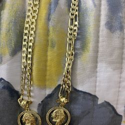  Gold Plated 2 Indian Sets, 4  Rings And An Anklet