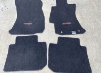 Subaru Carpet Mats W/ WRX Logo
