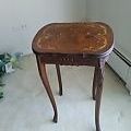 Antique 15x20x27 Inlaid table.