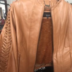 Leather world New York leather jacket