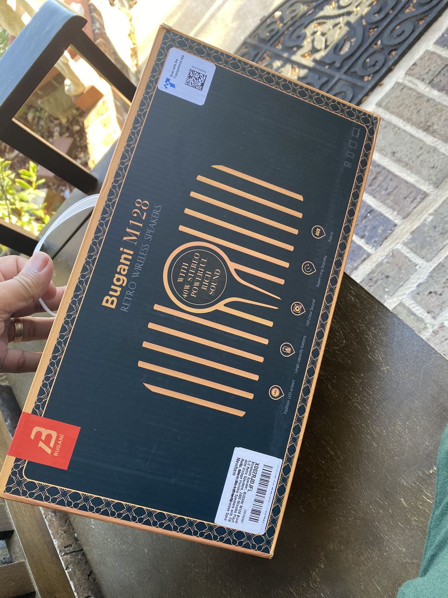 Bugani M128 Speaker Retro Wireless