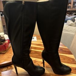 Nine West Black Platform Boots for Sale in Houston TX OfferUp
