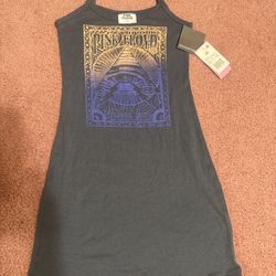 New Xs Pink Floyd Tee Shirt Tank Top Dress Vintage Concert Music Band 