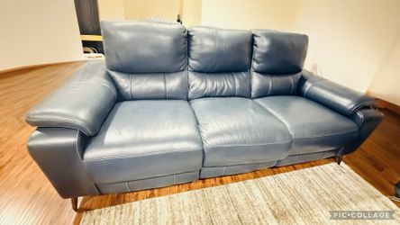 Three-seated Leather Sofa
