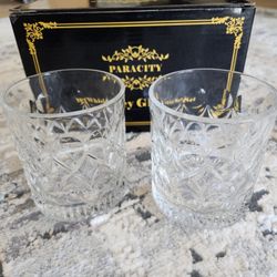 pair of Paracity whiskey glasses 