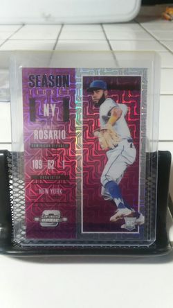 Amed Rosario purple refractor prizm rookie 59/99