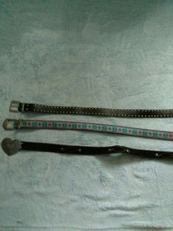 Vintage belts