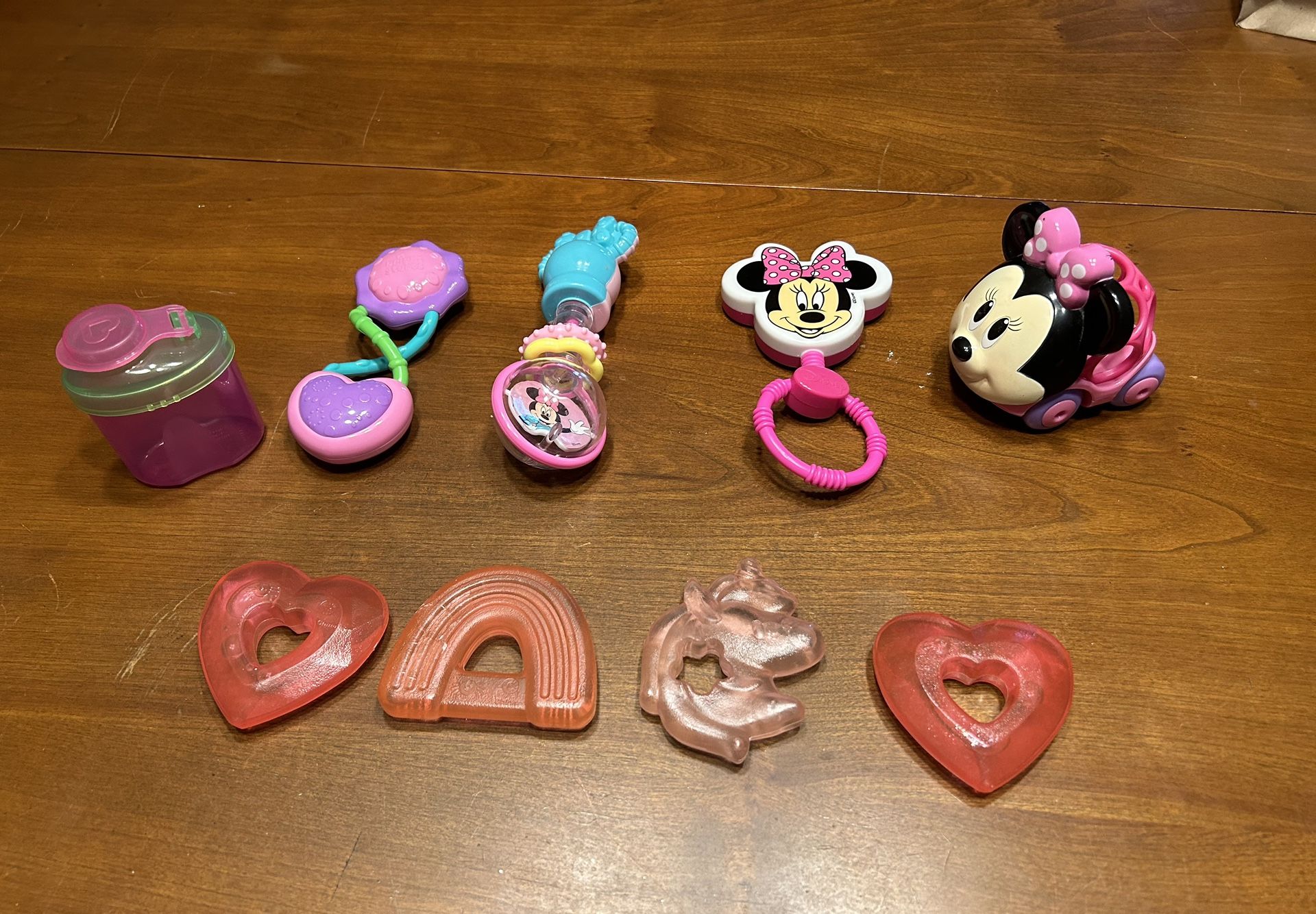 Baby Rattles, Teething Rings, Formula Container