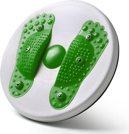 MADOG Ab Twister Board with 6 Magnets, Waist Twisting Disc for Aerobic Exercise, Reflexology & Core Workout Disc for Slimming & Strength Training