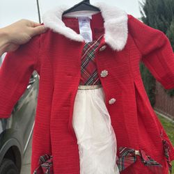 Christmas Dress Size 18M Used Once $15